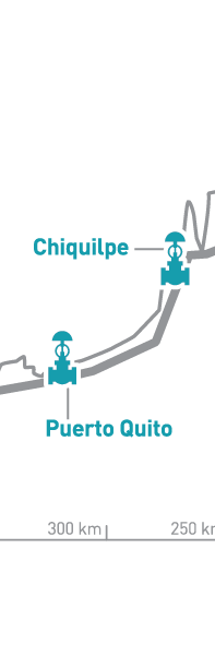 Estaciones Chiquilpe y Puerto Quito